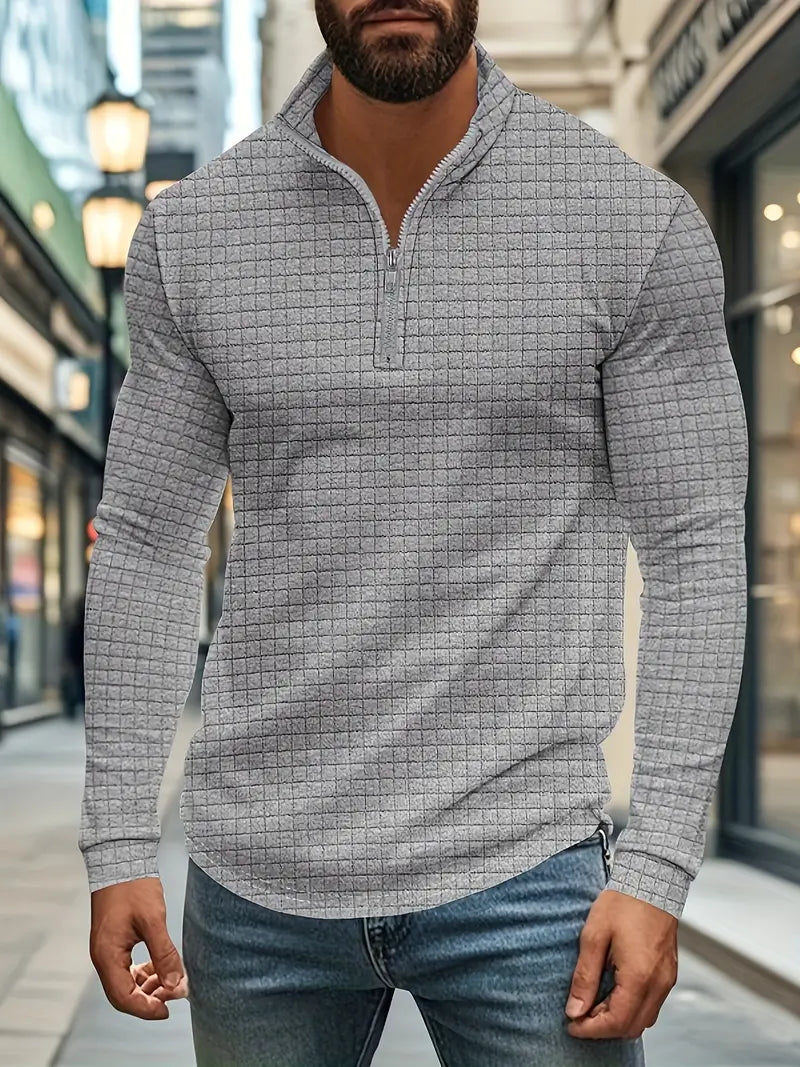 Jarryd - Φούτερ με μακριά μανίκια και μισό φερμουάρ