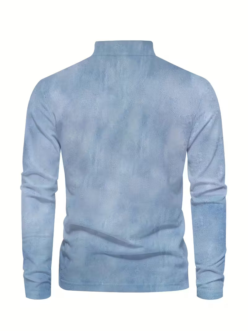 Giles - Κομψό πουκάμισο με 3D τύπωμα ιστιοφόρου