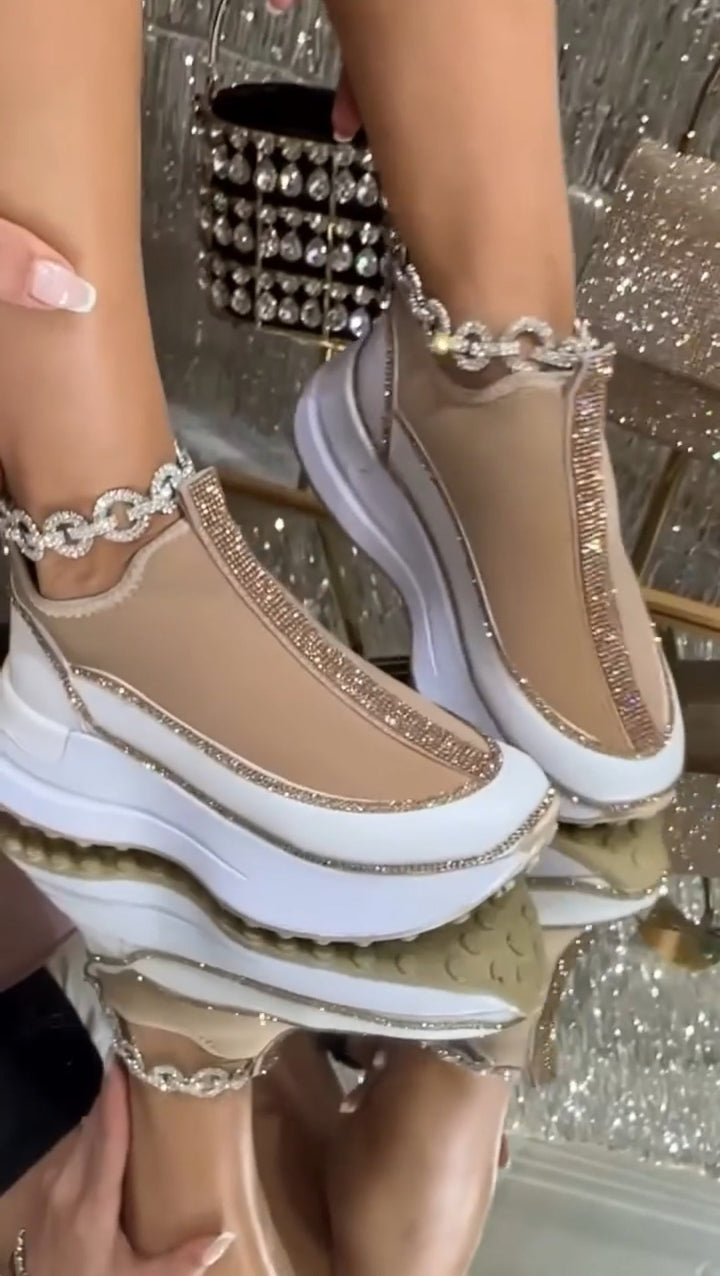 Kelsy - Παπούτσια με χοντρά γκλίτερ