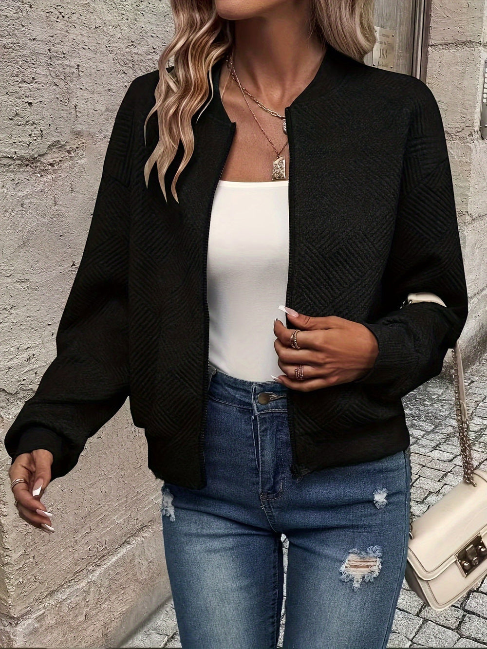 Shahna - Μπουφάν bomber με φερμουάρ