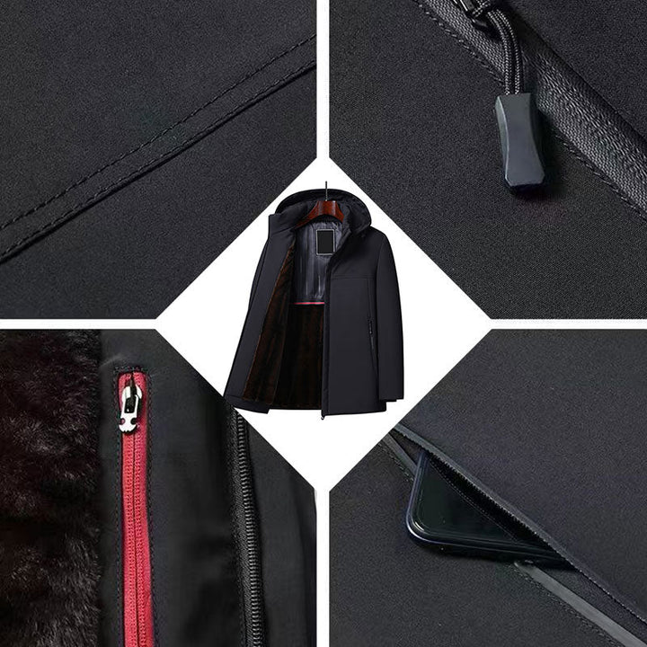 Limbert - Άνετο μπουφάν με κουκούλα