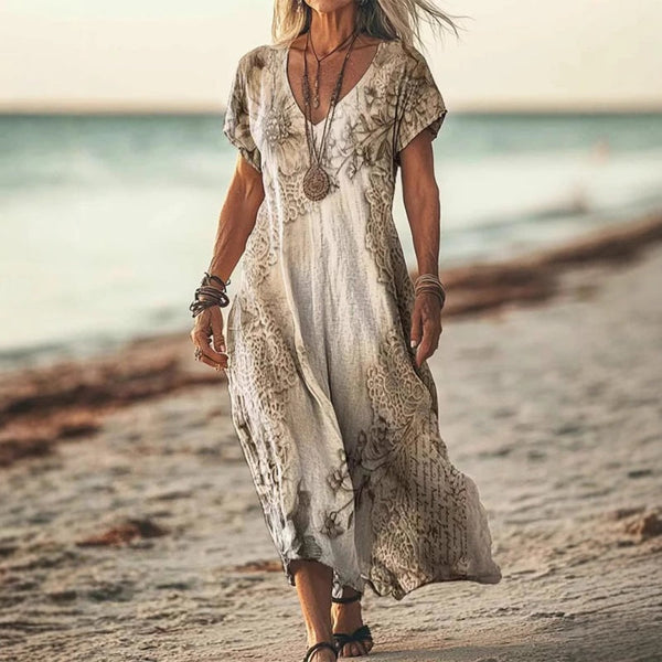 Lovisa - Φόρεμα με κοντό μανίκι και τύπωμα