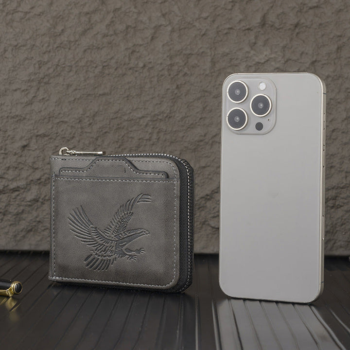 Shawn - Πολυτελές πορτοφόλι με ανάγλυφο αετό