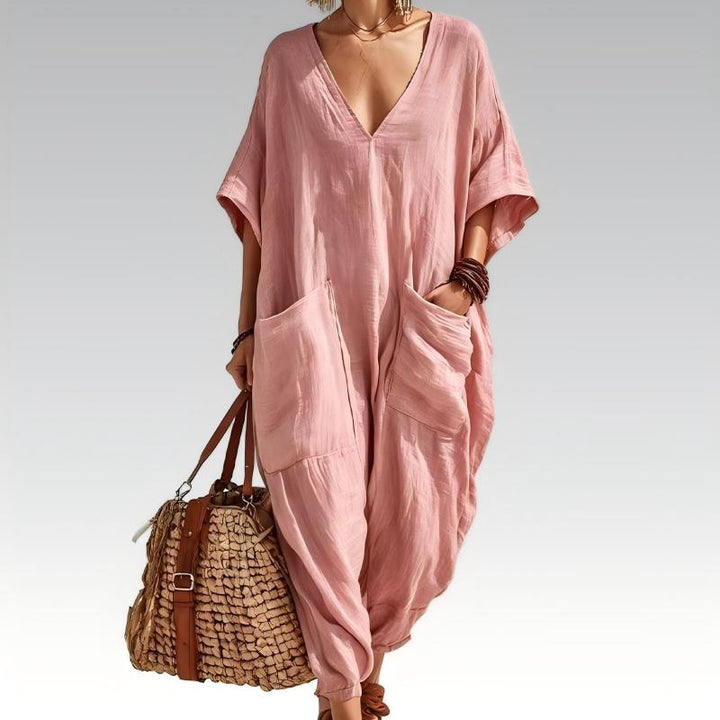 Maryem - Καλοκαιρινή φόρμα με φαρδιά εφαρμογή