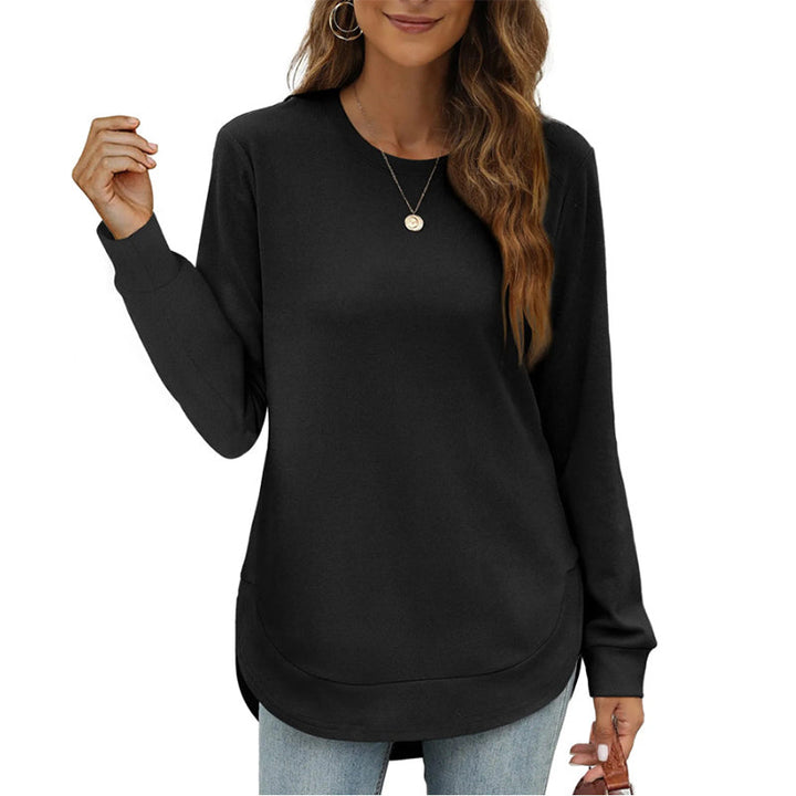 Lizza - Φούτερ με στρογγυλό λαιμό και καμπυλωτό στρίφωμα
